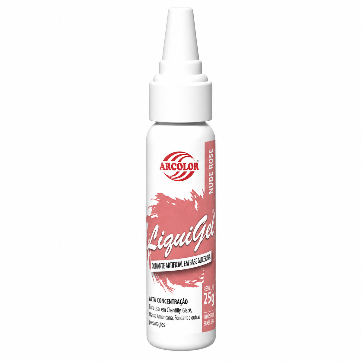 Corante Liquigel Nude Rose - 25g - Arcolor