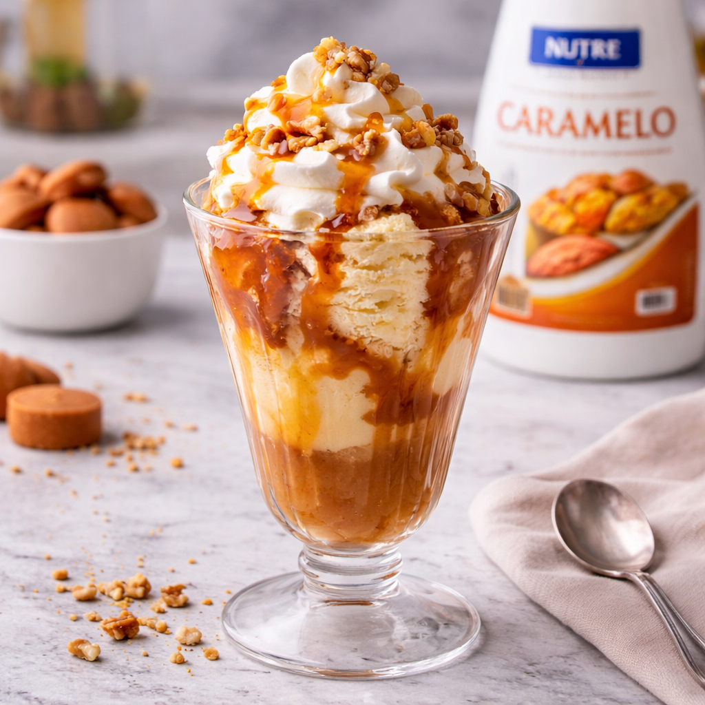 Cobertura de Caramelo 1,3Kg - Nutre Gelato