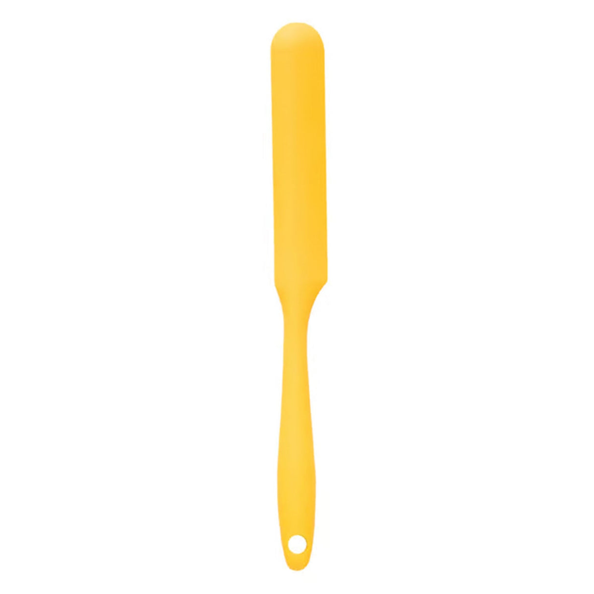Espátula de Confeiteiro Mini em Silicone Duplo Amarelo - Oikos