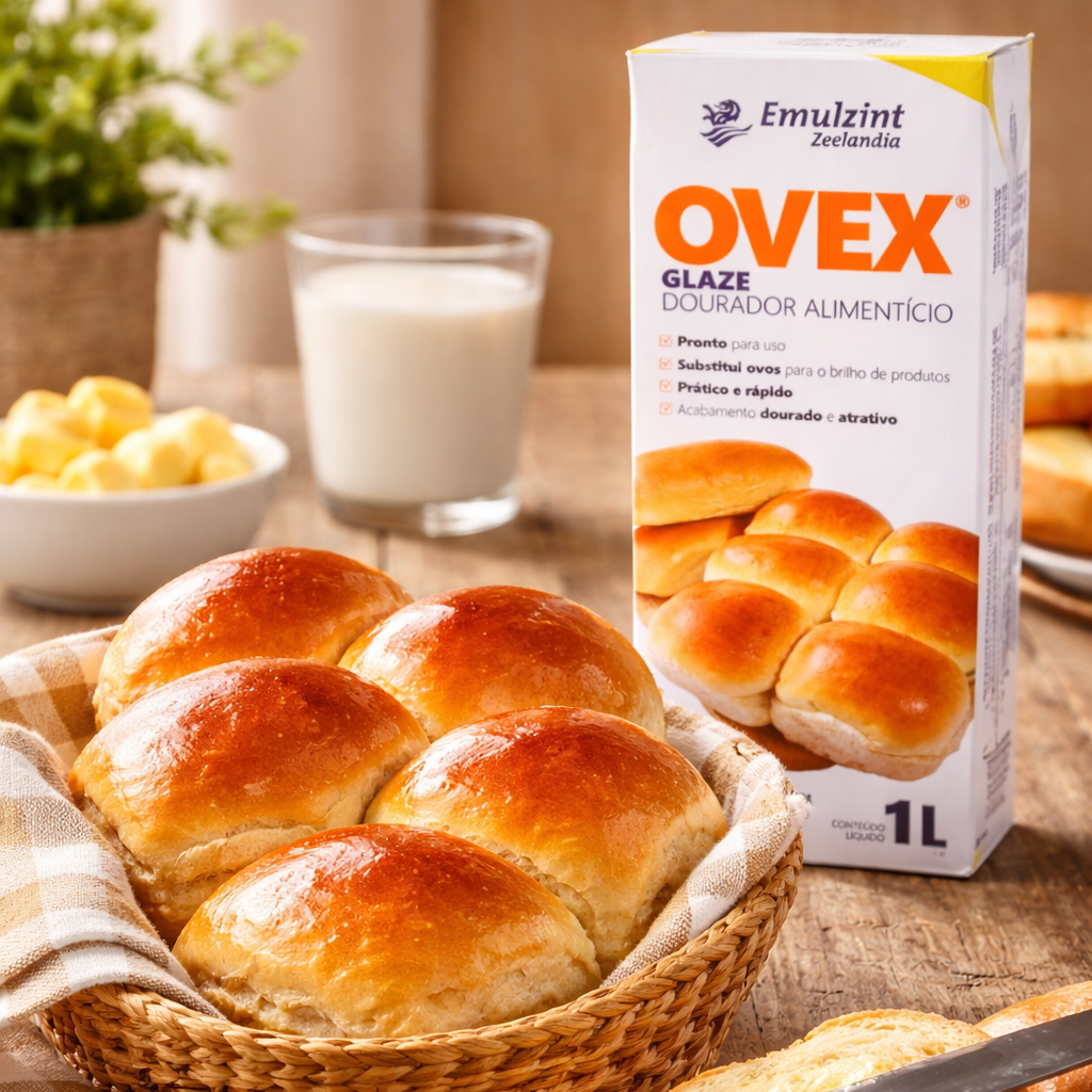 Ovex Glaze Dourador Alimentício - 1L - Emulzint Zeelândia