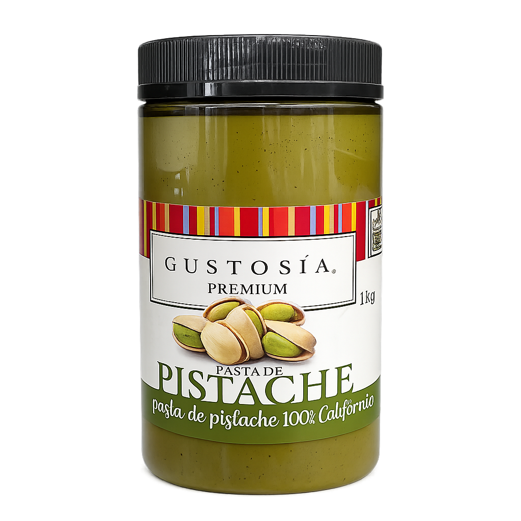 Pasta de Pistache 100% Califórnia - 1kg - Gustosía