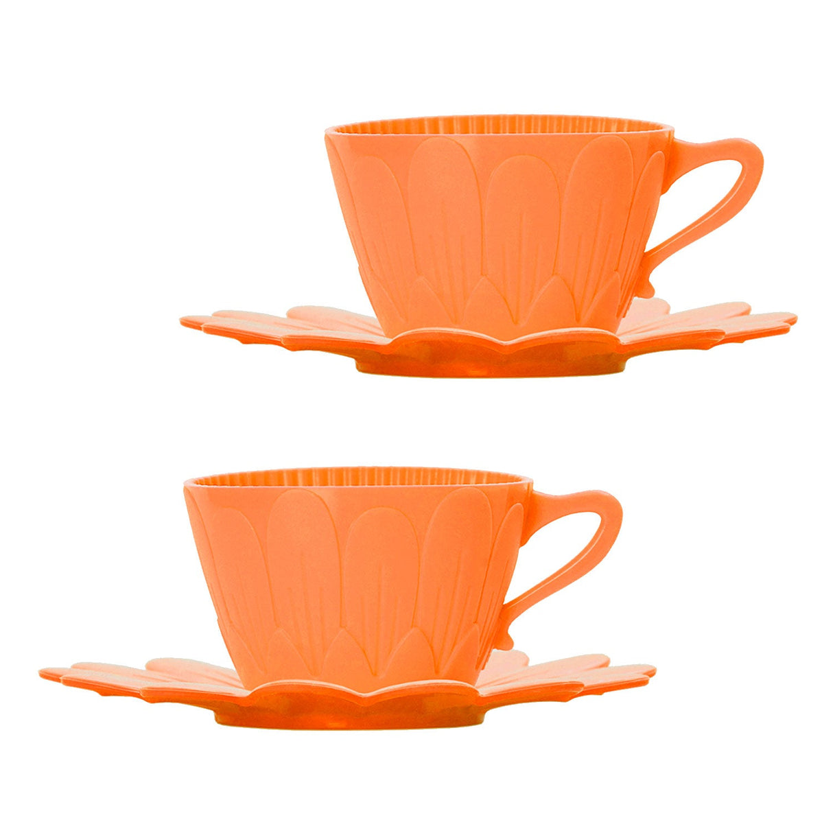 Forma de Silicone Xícara para Mini Bolo Frt181 - Laranja - Pavoni Italia
