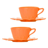 Forma de Silicone Xícara para Mini Bolo Frt181 - Laranja - Pavoni Italia