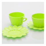 Forma de Silicone Xícara para Mini Bolo Frt181 - Verde - Pavoni Italia