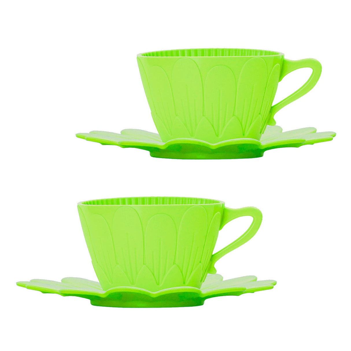 Forma de Silicone Xícara para Mini Bolo Frt181 - Verde - Pavoni Italia