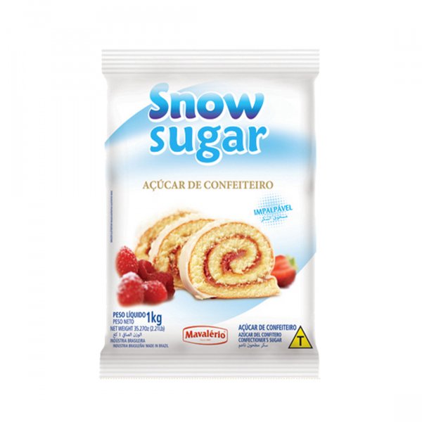 Açúcar de Confeiteiro 'Snow Sugar' - 500g - Mavalerio