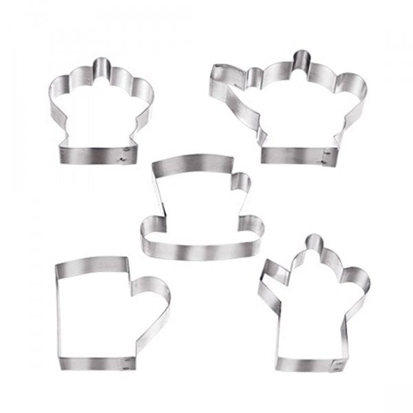 Cortadores Chá De Cozinha - Kit 5 Unidades - Caparroz