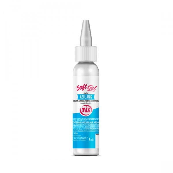 Corante Soft Gel - Azul Anis - 60G - Mix