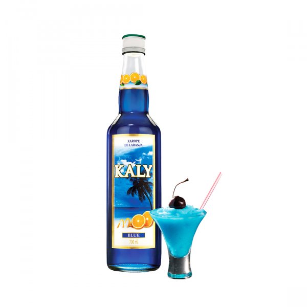 Xarope De Laranja Azul Curaçau Blue - 700Ml - Kaly