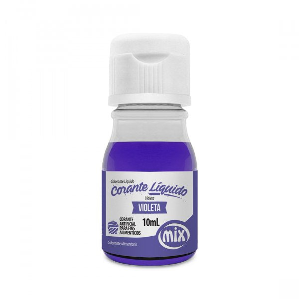 Corante Líquido - Violeta - 10Ml - Mix