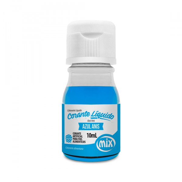 Corante Líquido - Azul Anis - 10Ml - Mix