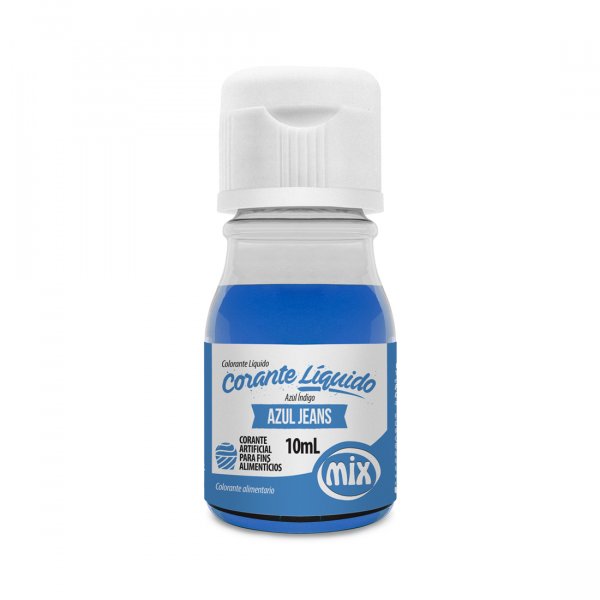 Corante Líquido - Azul Jeans - 10Ml - Mix
