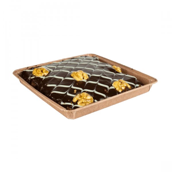 Forma Forneável Para Brownie G - 5 Unid - Ecopack