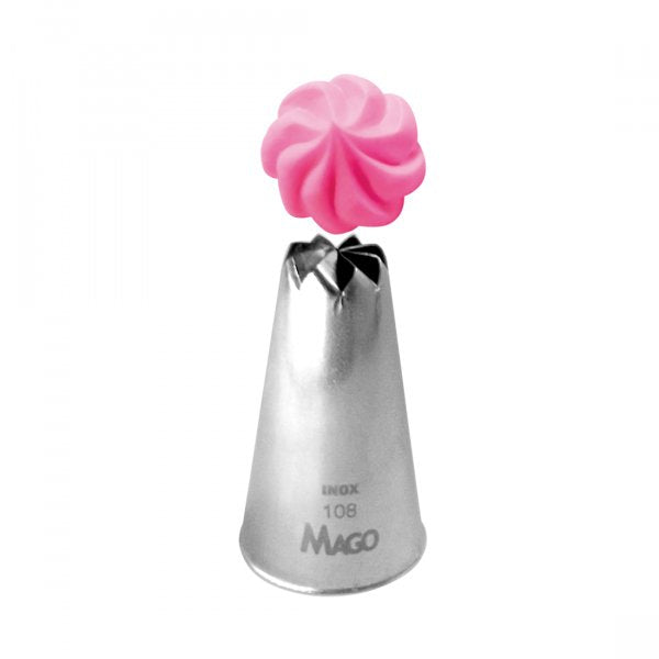 Bico De Confeitar Grande - Flor Especial - Mod 108 - Mago