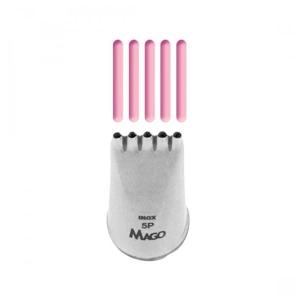 Bico De Confeitar Grande - Múltiplo - Mod 5P - Mago