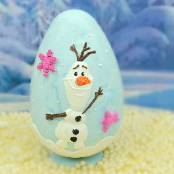 Forma Ovo Olaf Frozen 350G, 3 Partes - 12129 Bwb