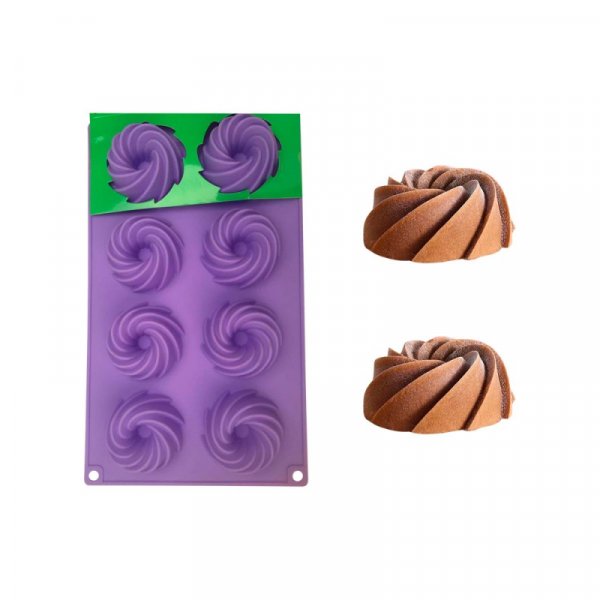 Forma De Silicone Mini Bolo Tornado 5,5Cm - Gmetc25 - Prime Chef