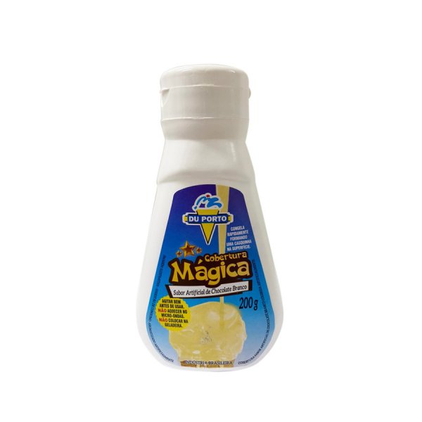 Cobertura Mágica De Chocolate Branco 200G - Du Porto