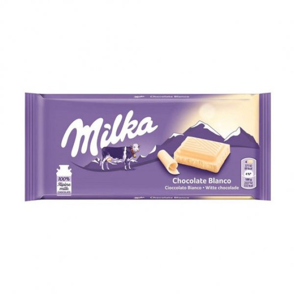 Chocolate Branco Barra 100G - Milka