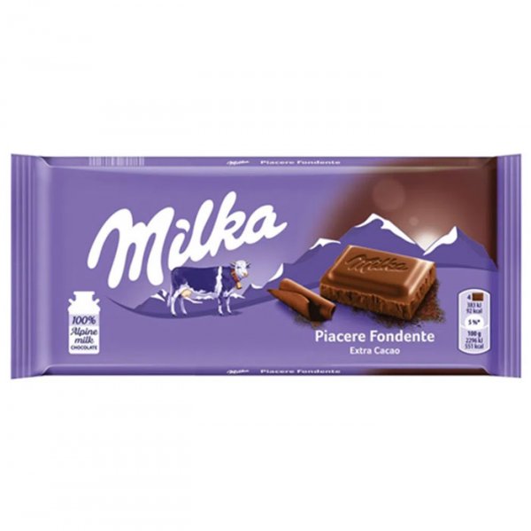Chocolate Ao Leite Extra Cacau 100G - Milka