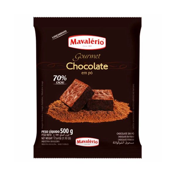 Chocolate em Pó 70% Cacau 500g - Mavalério