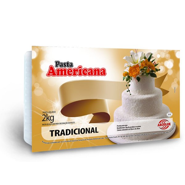 Pasta Americana Tradicional 2Kg - Arcolor