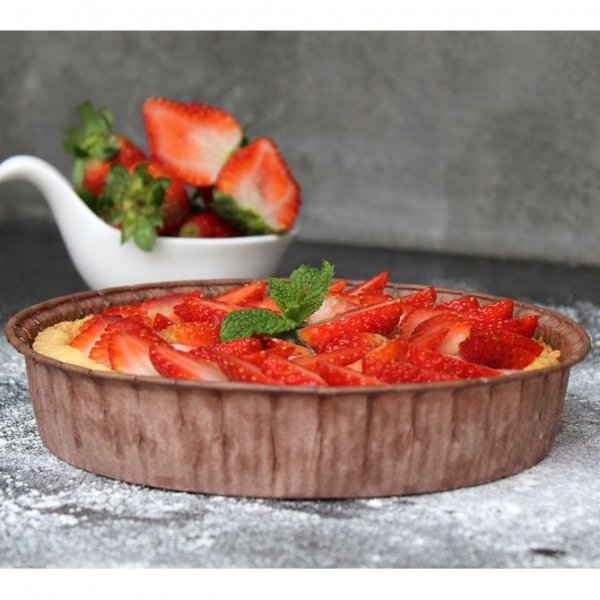 Forma Para Torta Forneável 5 Uni. 220X25Mm S/Tampa - Ecopack