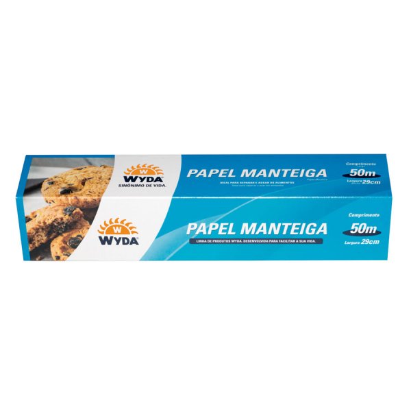 Papel Manteiga Rolo De 50M Por 29Cm - Wyda