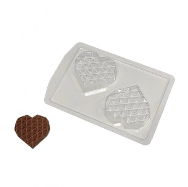 Forma Coração Diamante Plano 50G - 3 Partes Fp181 - Crystal Forming