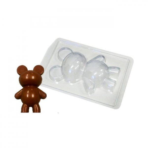 Forma P/ Chocolate Urso Grande 165G - 3 Partes Fp142 - Crystal Forming