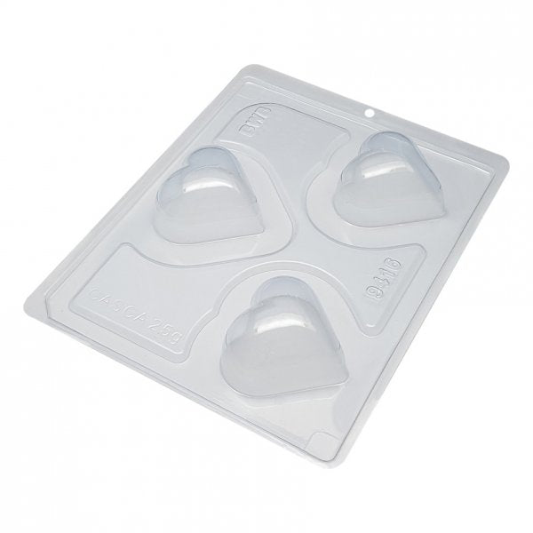 Forma Acetato Coração Liso 25G - 3 Partes - 9416 Bwb