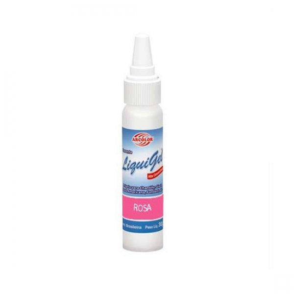 Corante Liquigel Rosa 30G - Arcolor