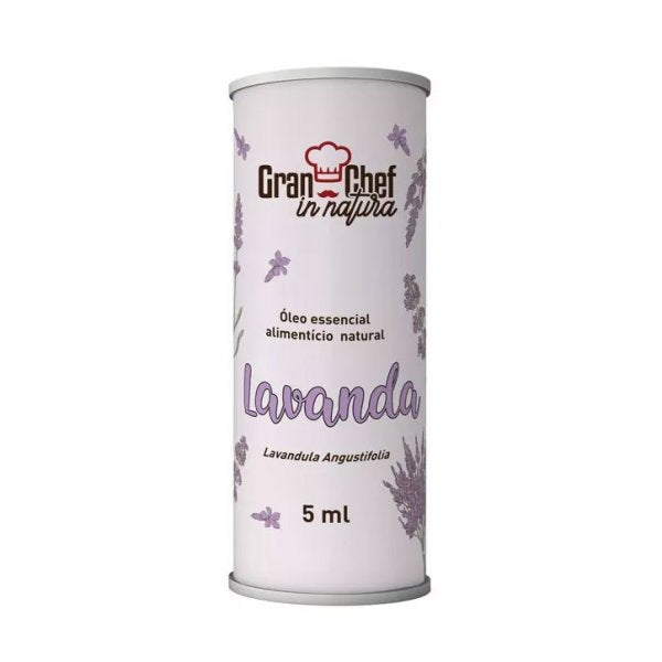 Óleo Essencial Alimentício Lavanda 5ml - Gran Chef