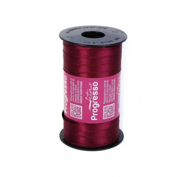 Fita Vermelho Marsala Cor 1355 100M X 4Mm - Fitas Progresso
