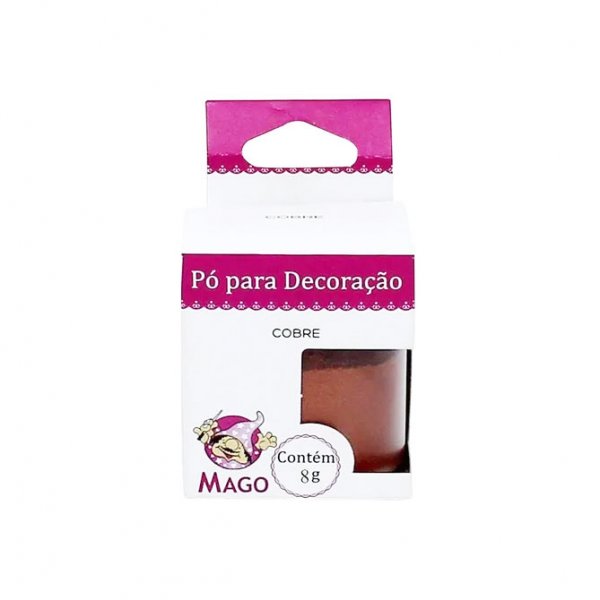 Pó  Para Decoração Cobre 8G - Mago