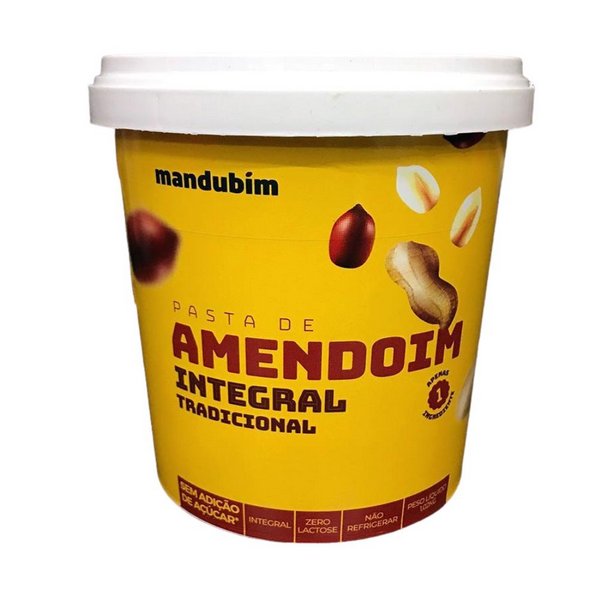 Pasta De Amendoim Integral 1,02Kg - Mandubim