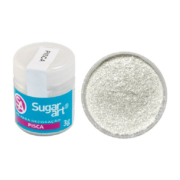 Pó Para Decoração Pisca 3G - Sugar Art
