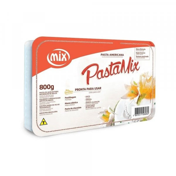 Pasta Americana Sabor Baunilha 800G - Mix