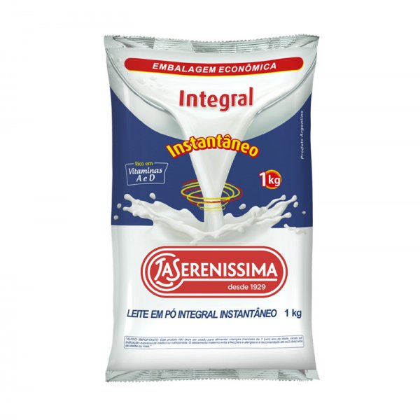 Leite Em Pó Integral Instantâneo 1Kg La Serenissima