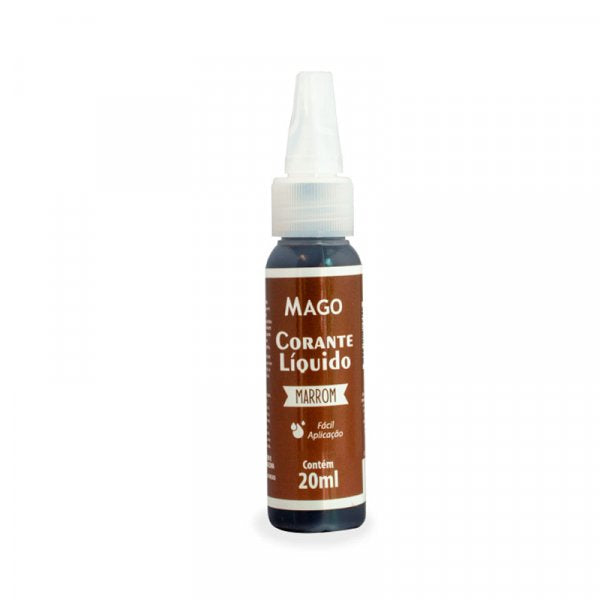 Corante Líquido Marrom 20Ml - Mago