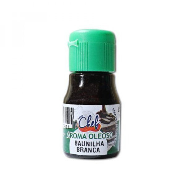 Aroma Oleoso Baunilha Branca 10ml - Iceberg Chef