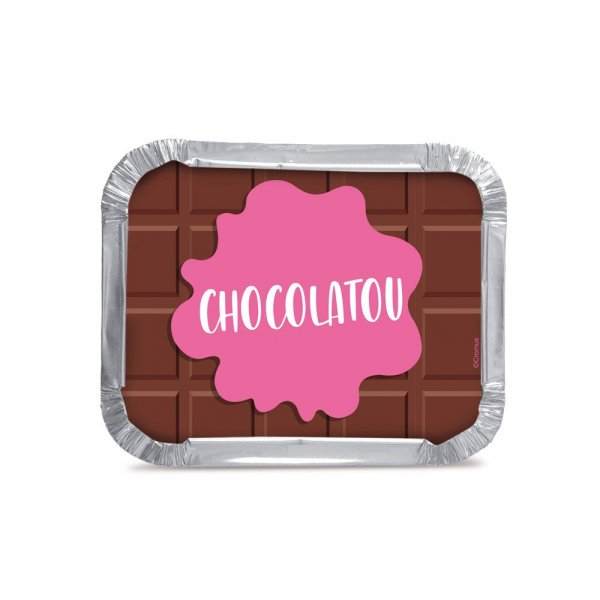 Marmitinha M Chocolatou 12 Uni. Alumínio E Papel Cartão - Cromus