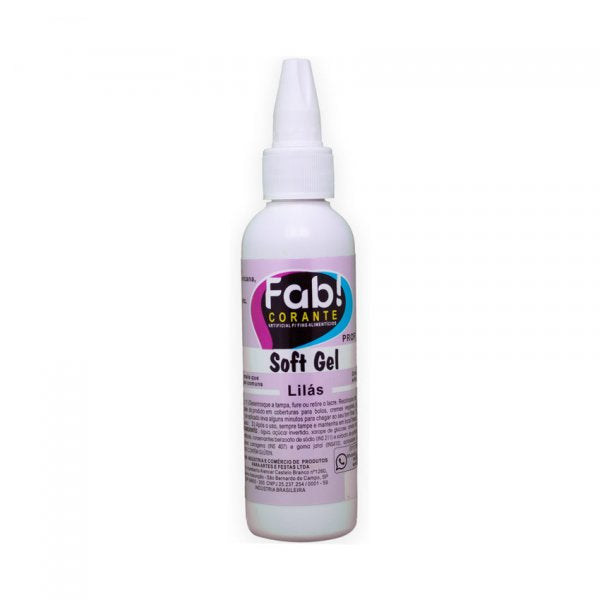 Corante Soft Gel Lilás 60G - Fab!