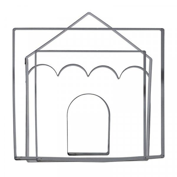 Cortador Inox Molde Casa 3D 390 - R.R. Oliveira