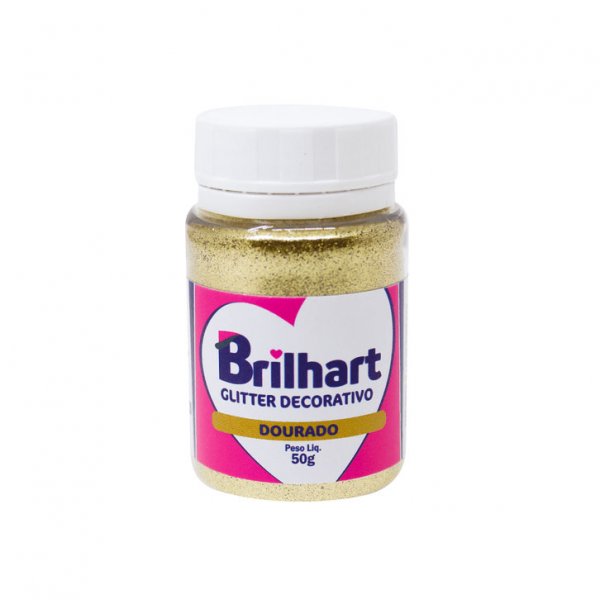 Glitter Ouro P/ Superfície 50G - Brilhart