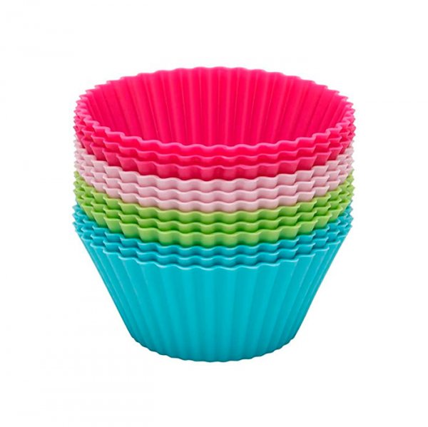 Jogo De Forminhas Para Muffins Redondos - 12 Peças  - Mimo Style