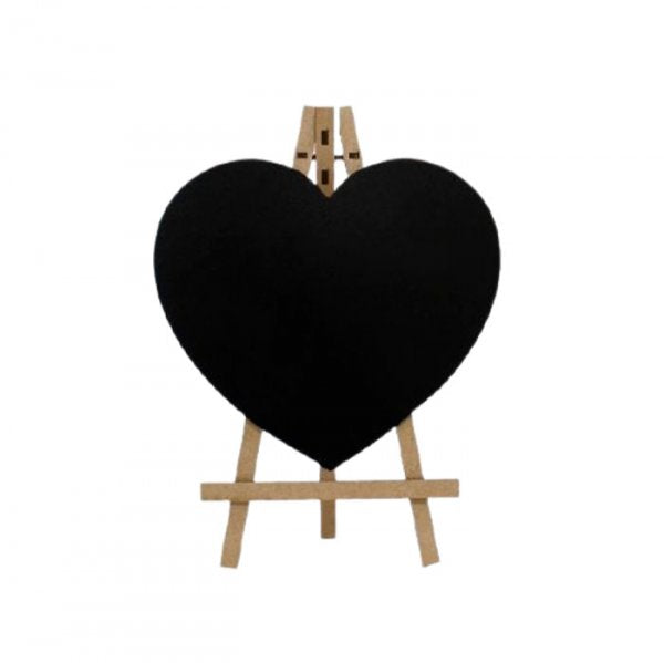 Lousa Decorativa Coração 24 Cm Mdf  - Produfest