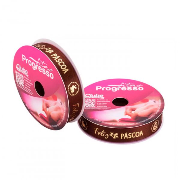 Fita Feliz Páscoa  Cor 409 10M X 15 Mm  - Fitas Progresso