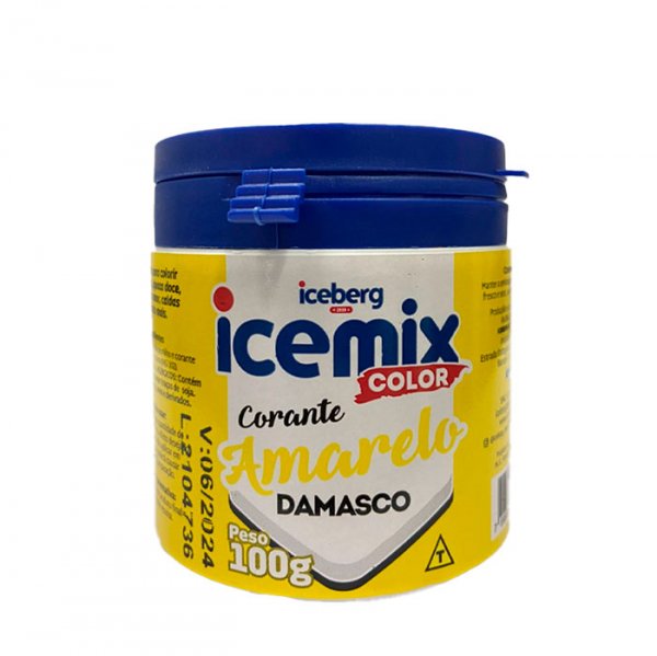 Corante Em Pó Amarelo Damasco 100G Icemix Color  - Iceberg Chef
