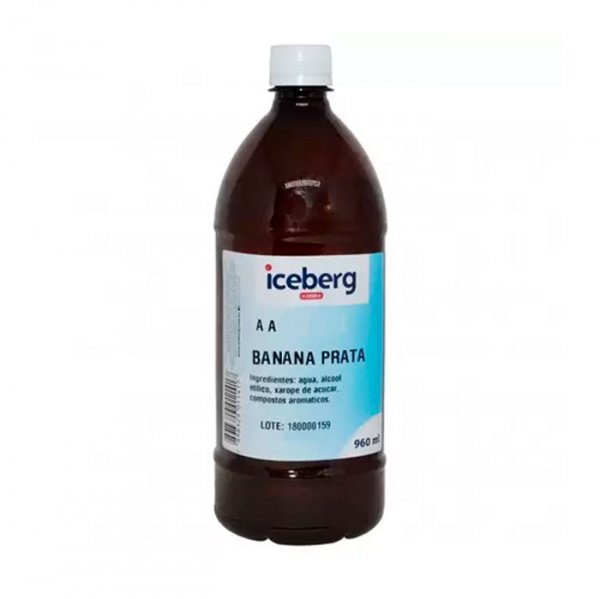 Essência Aroma Artificial Banana Prata 960Ml  - Iceberg Chef